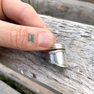 Silver Spoon Ring - size 5.5